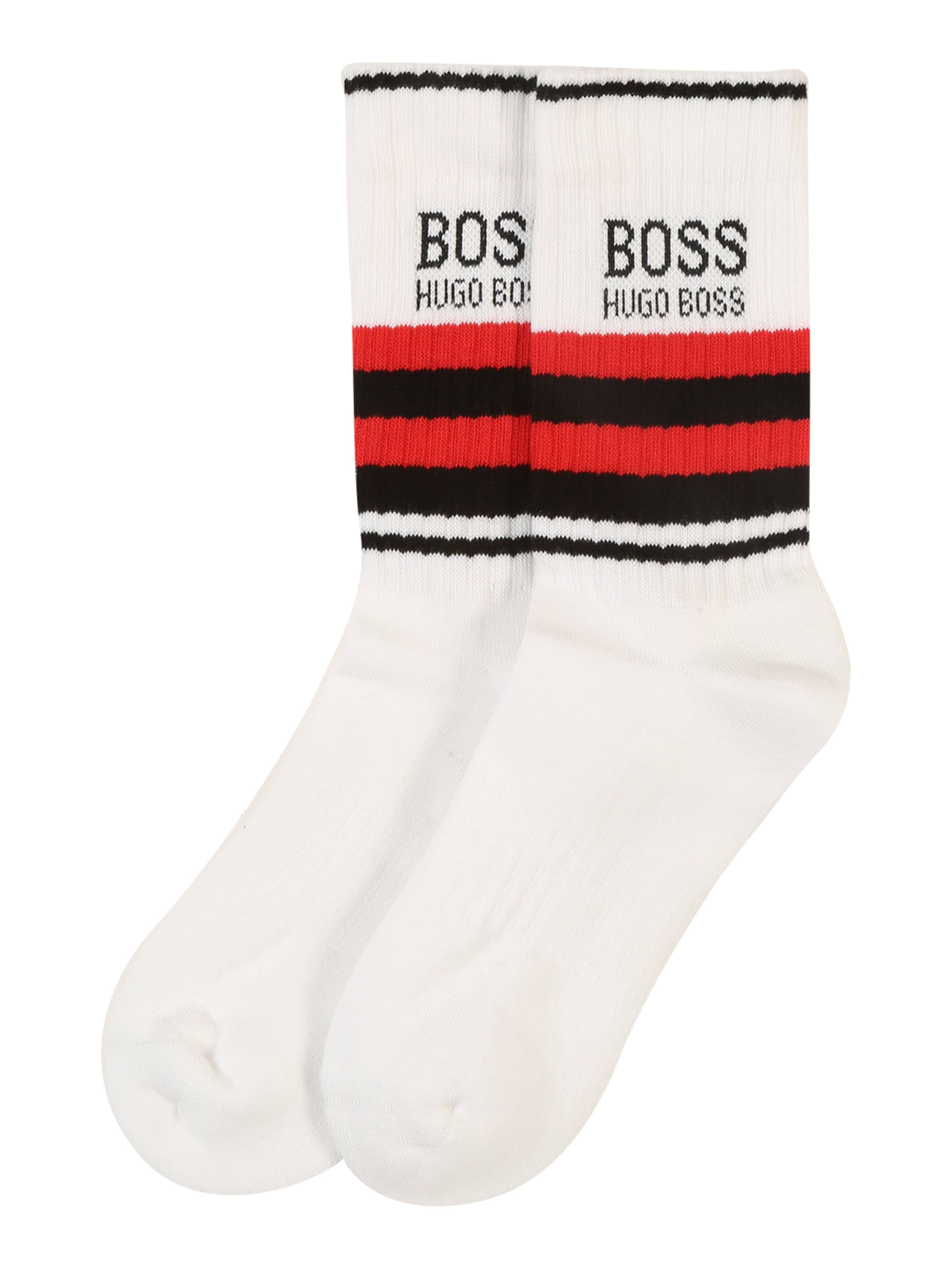 BOSS - Sokken 'QS Rib Stripe' in de kleur Rood