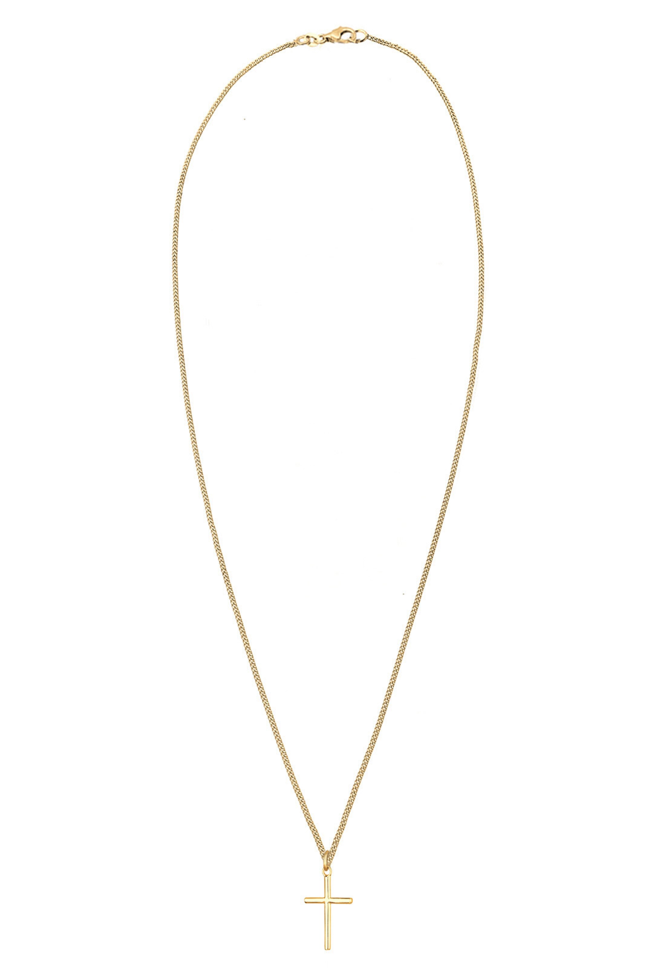 ELLI Halskette Kreuz in Gold