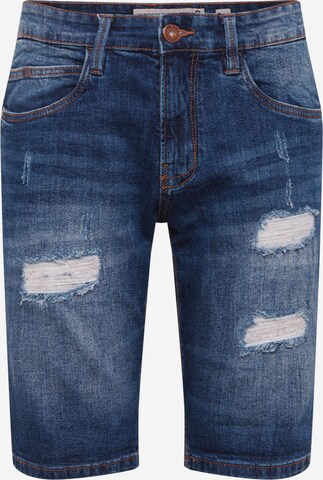 INDICODE JEANS Jeans 'Kaden Holes' in Blauw: voorkant