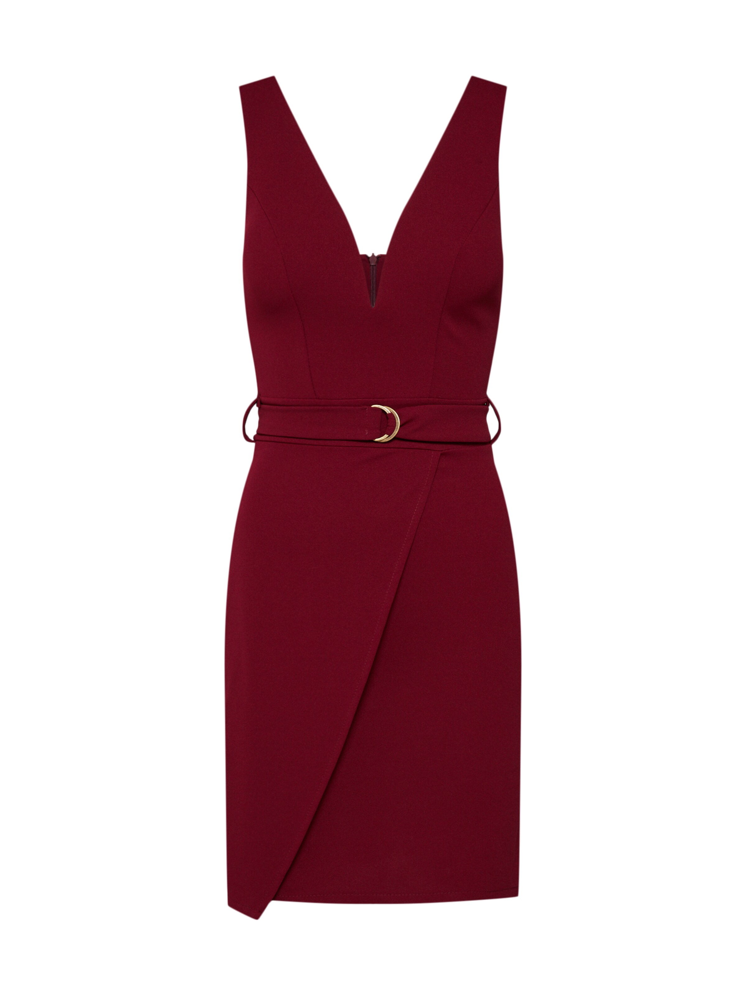 WAL G. - Cocktailjurk in de kleur Bordeaux