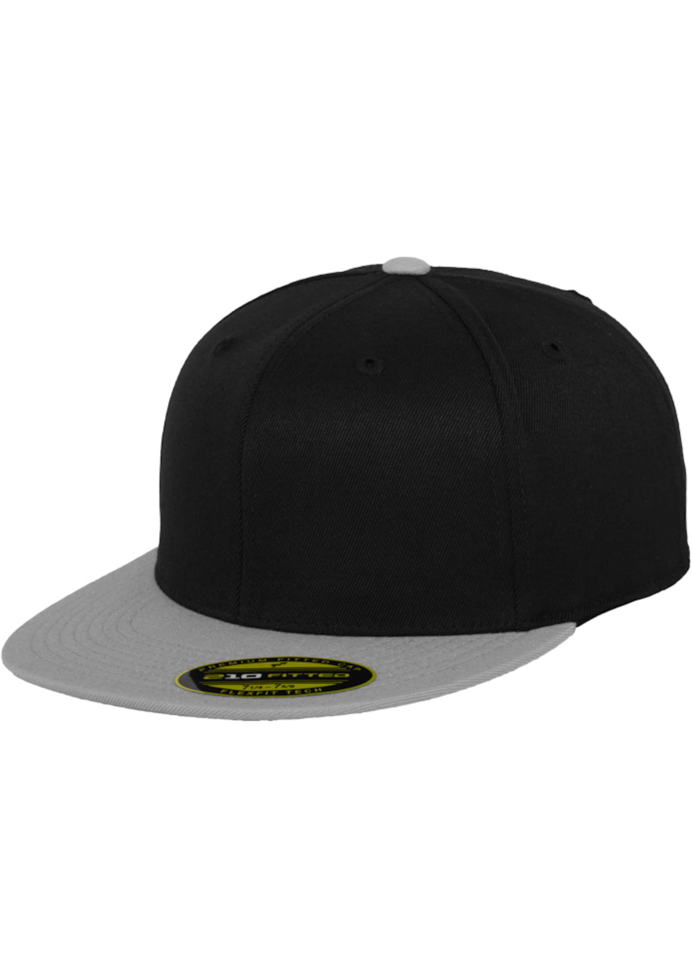 Cappello da baseball 'Premium 210' di Flexfit in nero: frontale