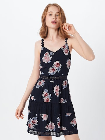 Robe 'ONLKarmen Anne Life' ONLY en bleu : devant