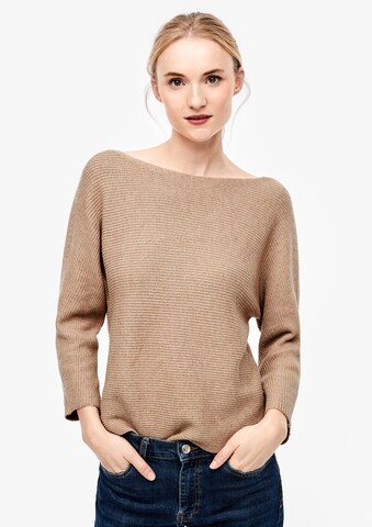 s.Oliver Pullover in Beige: predná strana