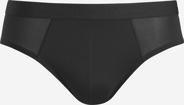 Slip ' Micro Touch ' Hanro en noir : devant