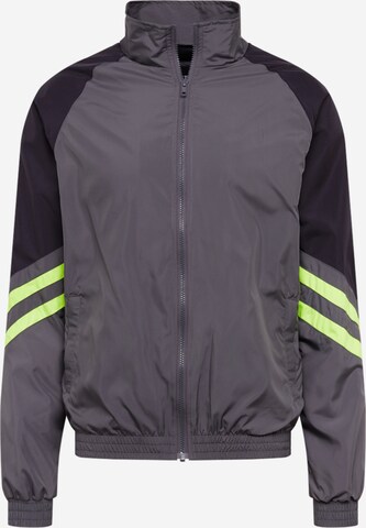 Urban Classics Regular fit Between-Season Jacket in Grey: front
