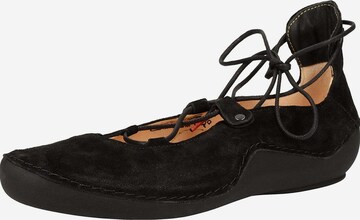 THINK! Ballet Flats in Black: front