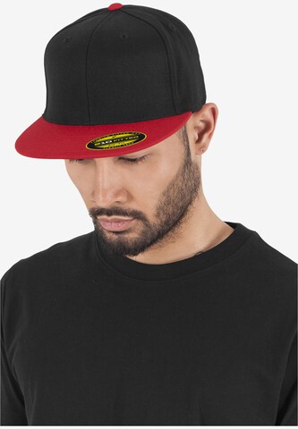 Cappello da baseball 'Premium 210' di Flexfit in nero: frontale