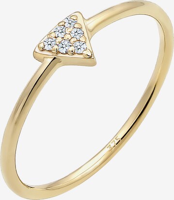 ELLI PREMIUM Ring 'Dreieck' in Gold: front