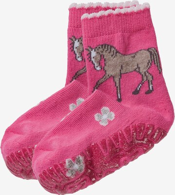 STERNTALER Socken 'Pferd' in Pink: predná strana