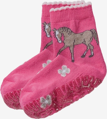 STERNTALER Socks 'Pferd' in Pink: front
