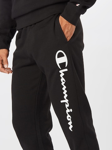 Champion Authentic Athletic Apparel Tapered Hose in Schwarz