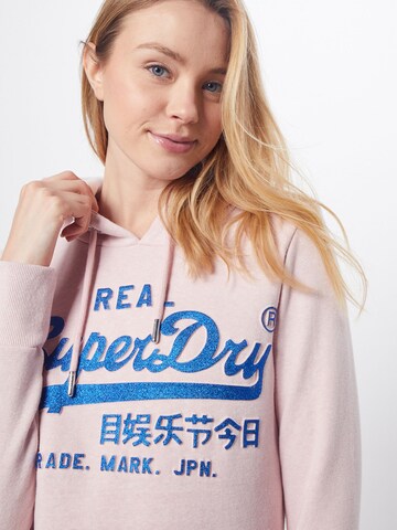 Superdry Tréning póló - rózsaszín