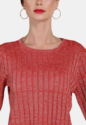 Pull-over faina en rouge : devant