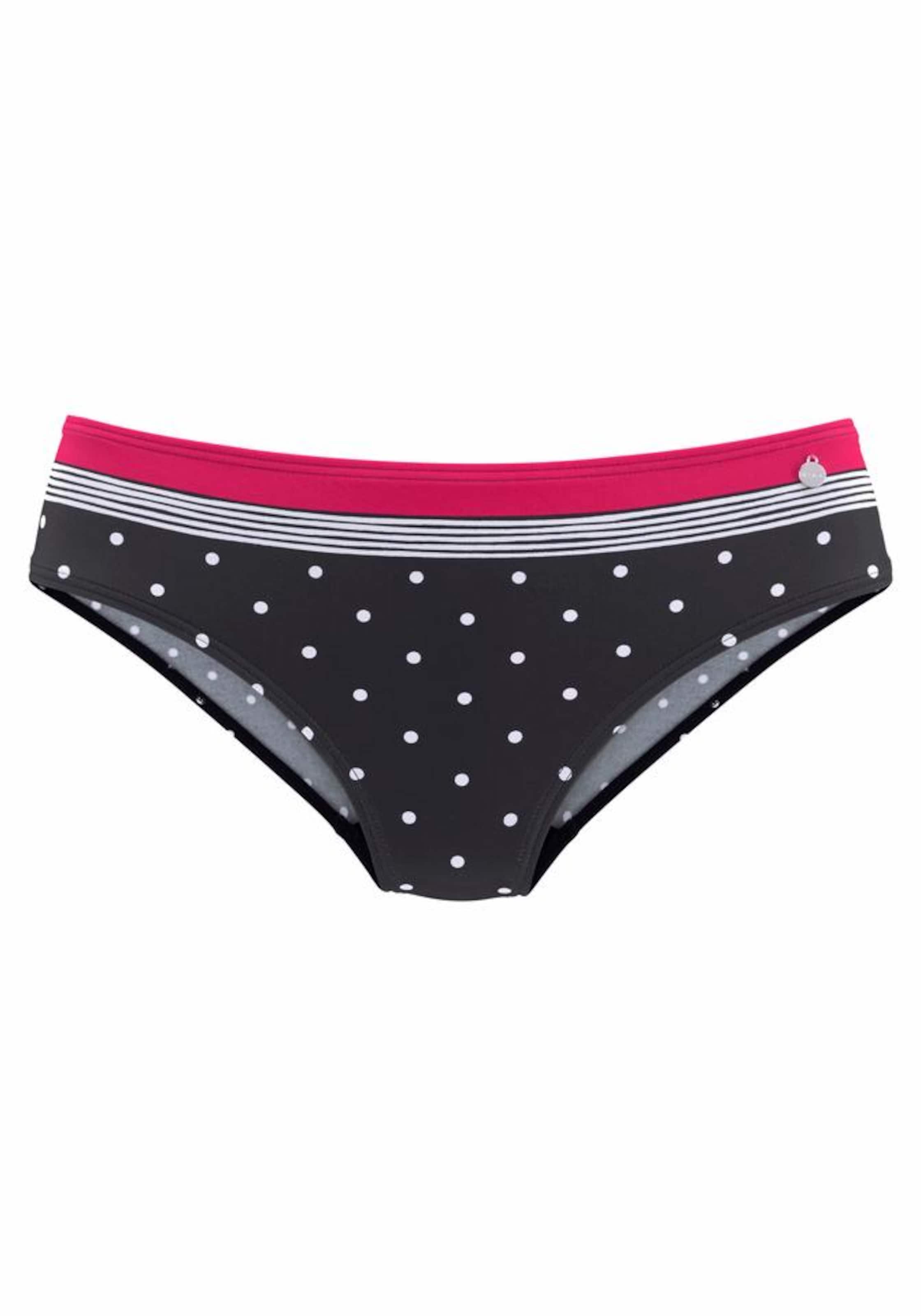 Bas de bikini LASCANA en noir : devant