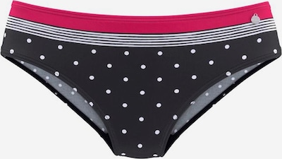 LASCANA Bikinihose in eosin / schwarz / weiß, Produktansicht