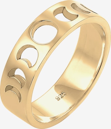 ELLI Ring 'Astro, Halbmond' in Goud: voorkant