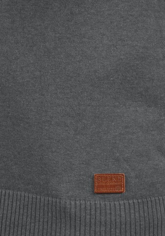 BLEND Knit Cardigan 'Lennardo' in Grey