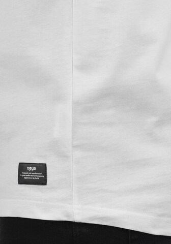 !Solid Rundhalsshirt 'Cajus' in Weiß