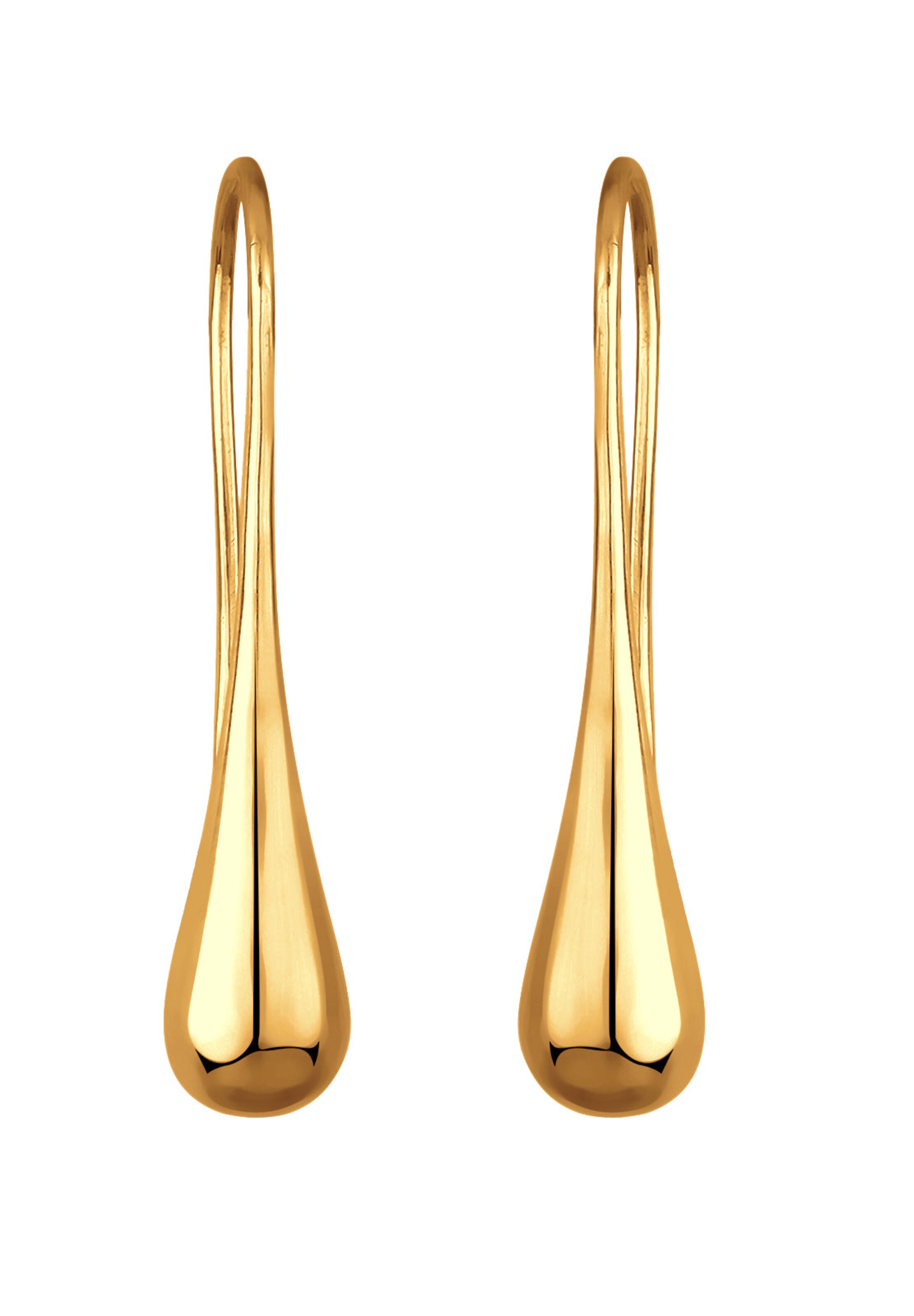 ELLI Earrings 'Tropfen' in Gold: front
