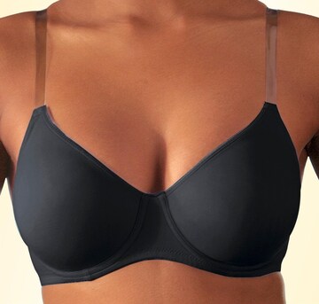 NUANCE Minimiser Bra in Black: front