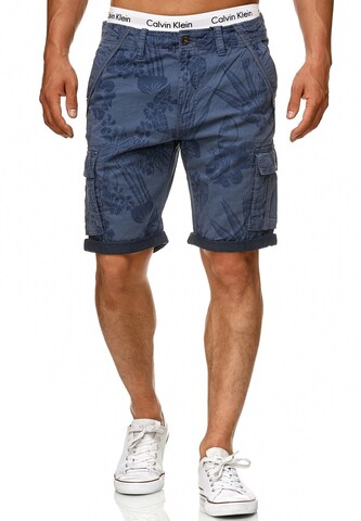 INDICODE JEANS Regular Shorts 'Albert' in Blau: predná strana