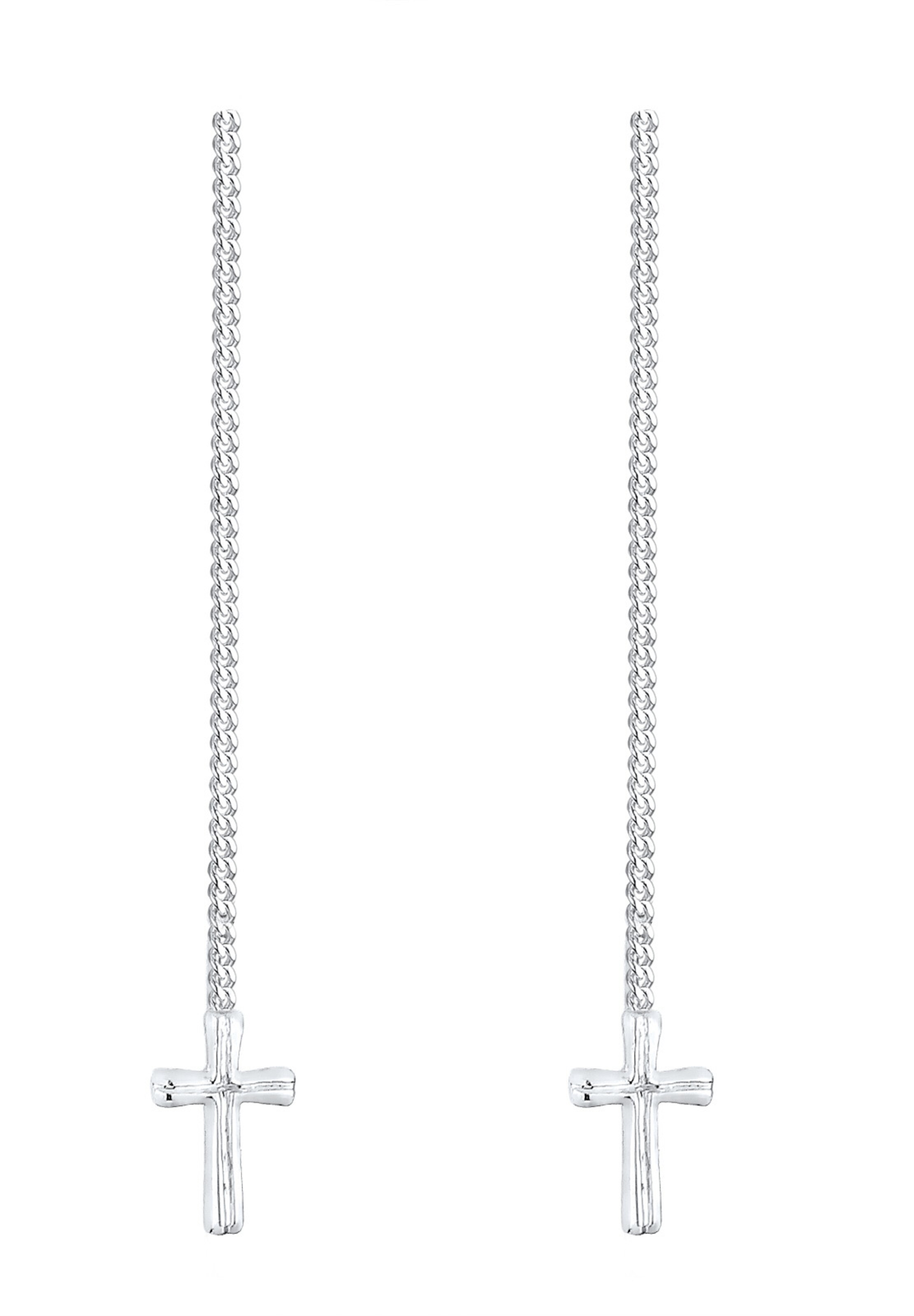 Boucles d'oreilles 'Kreuz' ELLI en argent