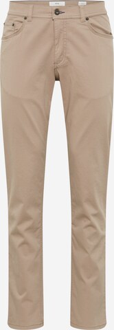 BRAX Regular Broek 'Cooper Fancy' in Beige: voorkant