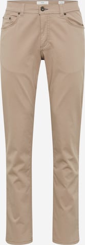 Regular Pantalon 'Cooper Fancy' BRAX en beige : devant
