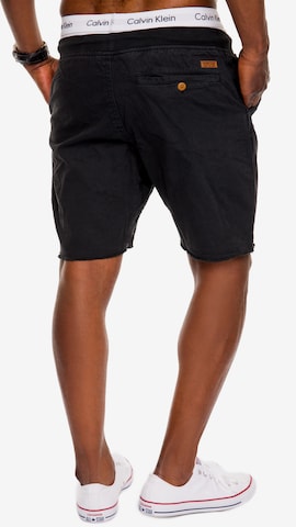 INDICODE JEANS Loosefit Shorts 'Carver' in Schwarz