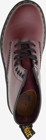 Dr. Martens Šnurovacie členkové čižmy '1460' - Červená