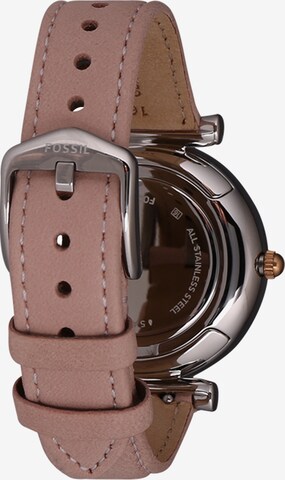 FOSSIL Zegarek analogowy w kolorze różowy: tył