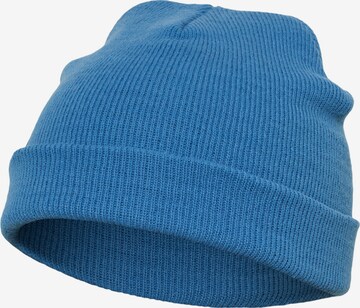 Bonnet 'Yupoong' Flexfit en bleu : devant