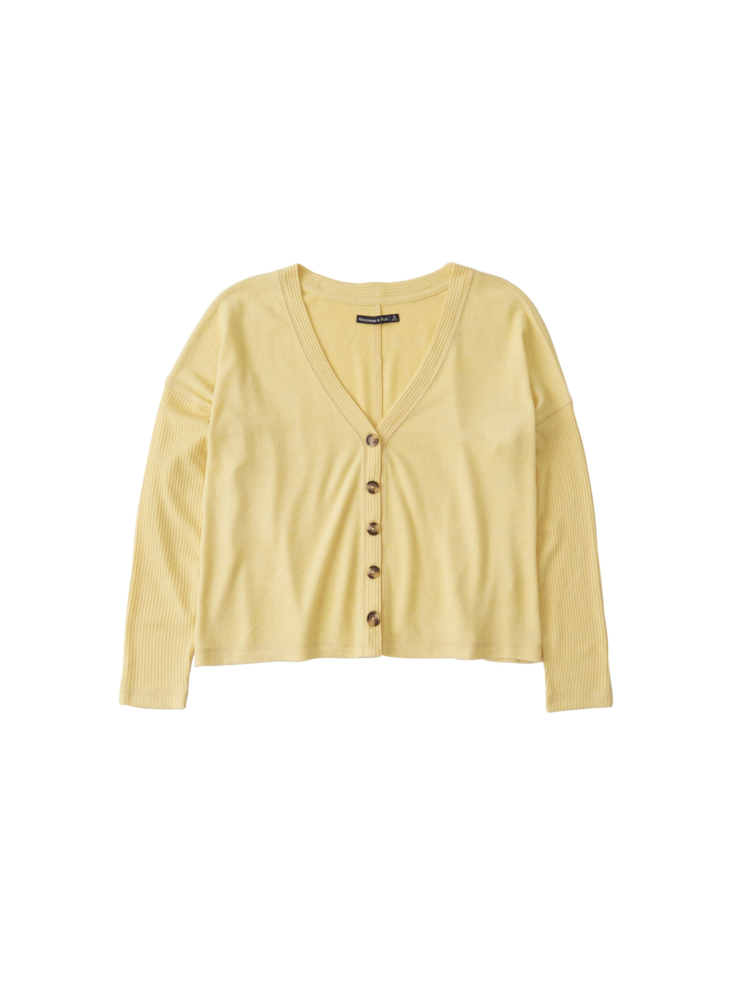 Abercrombie & Fitch - Gebreid vest in de kleur Geel