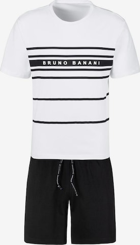 Pijama scurtă de la BRUNO BANANI pe negru: față