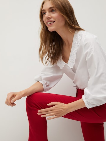 Coupe slim Pantalon Cola MANGO en Rouge ABOUT YOU