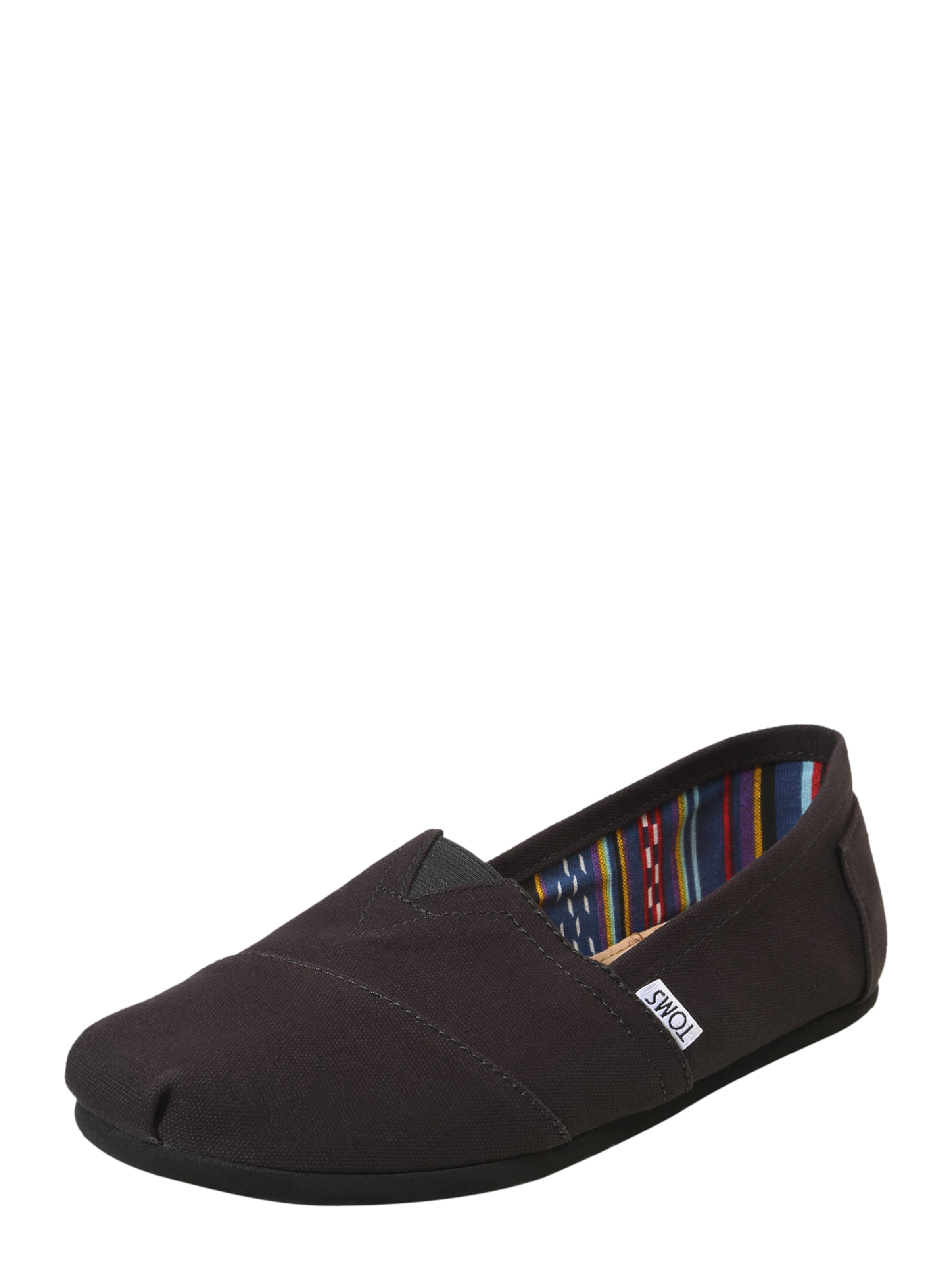 TOMS - Espadrilles 'ALPARGATA' in de kleur Zwart