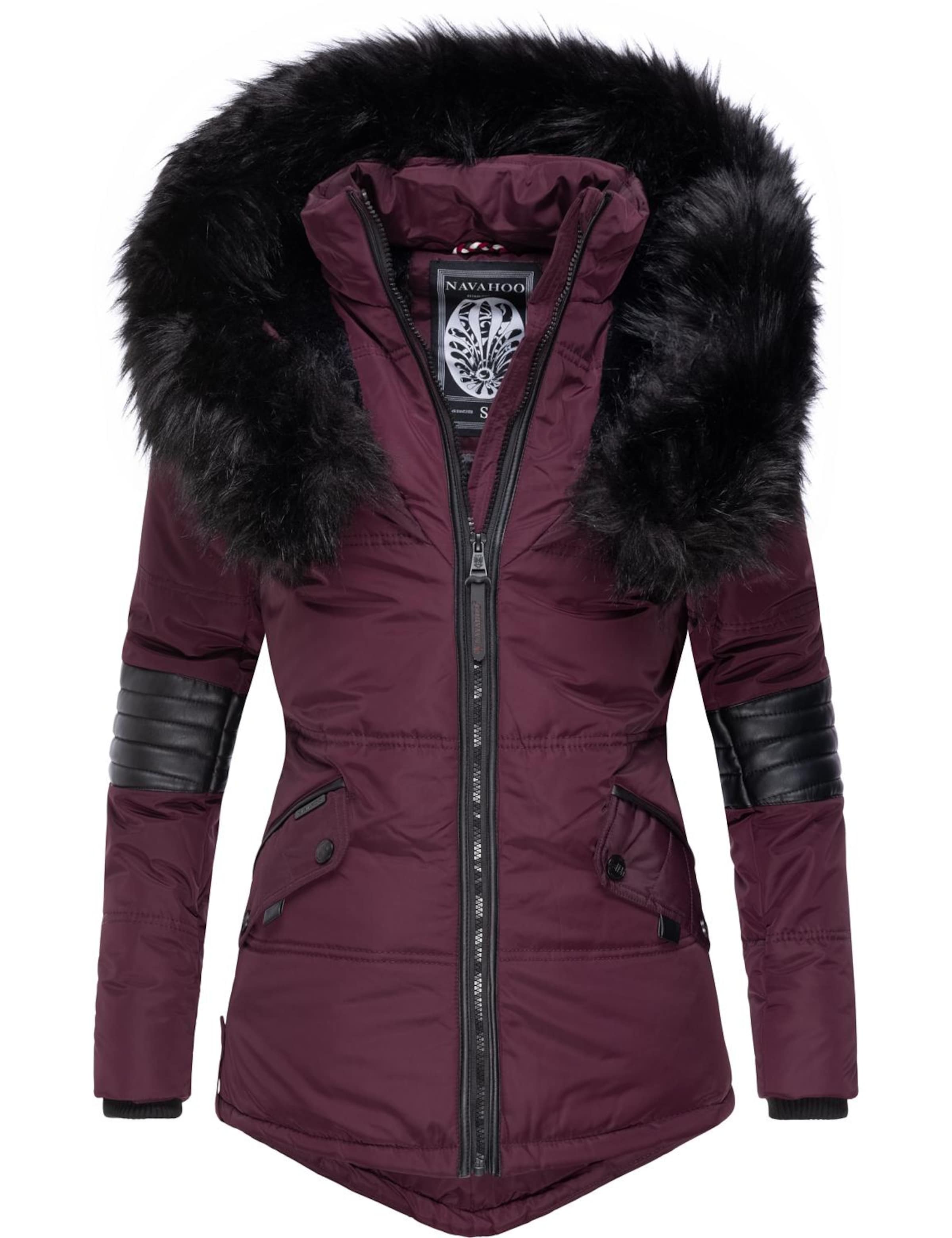 NAVAHOO Χειμερινό μπουφάν 'Nirvana' σε κόκκινο: μπροστά