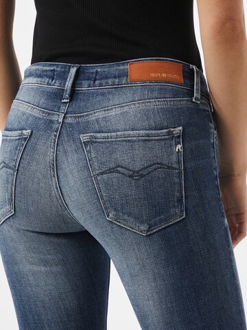 REPLAY Skinny Jeans 'New Luz' in Blau
