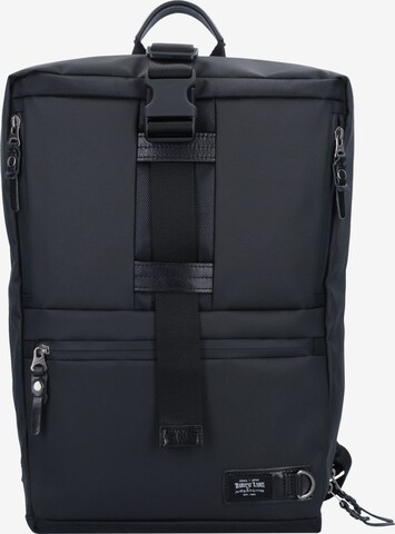 Harvest Label Backpack 'Usu' in Black: front