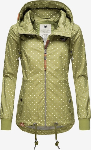 Ragwear Funkcionalna jakna 'Danka' | zelena barva: sprednja stran
