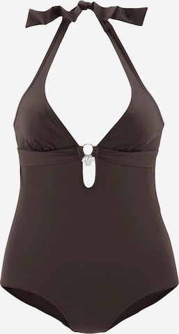 Triangle Maillot de bain s.Oliver en marron : devant