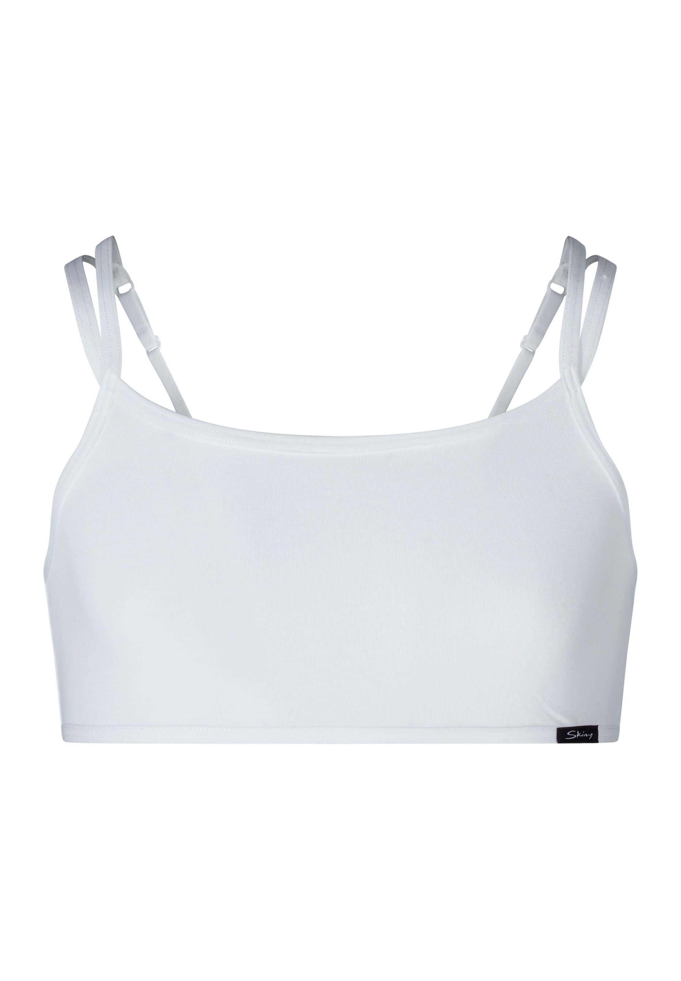 Bustino Reggiseno di Skiny in bianco: frontale