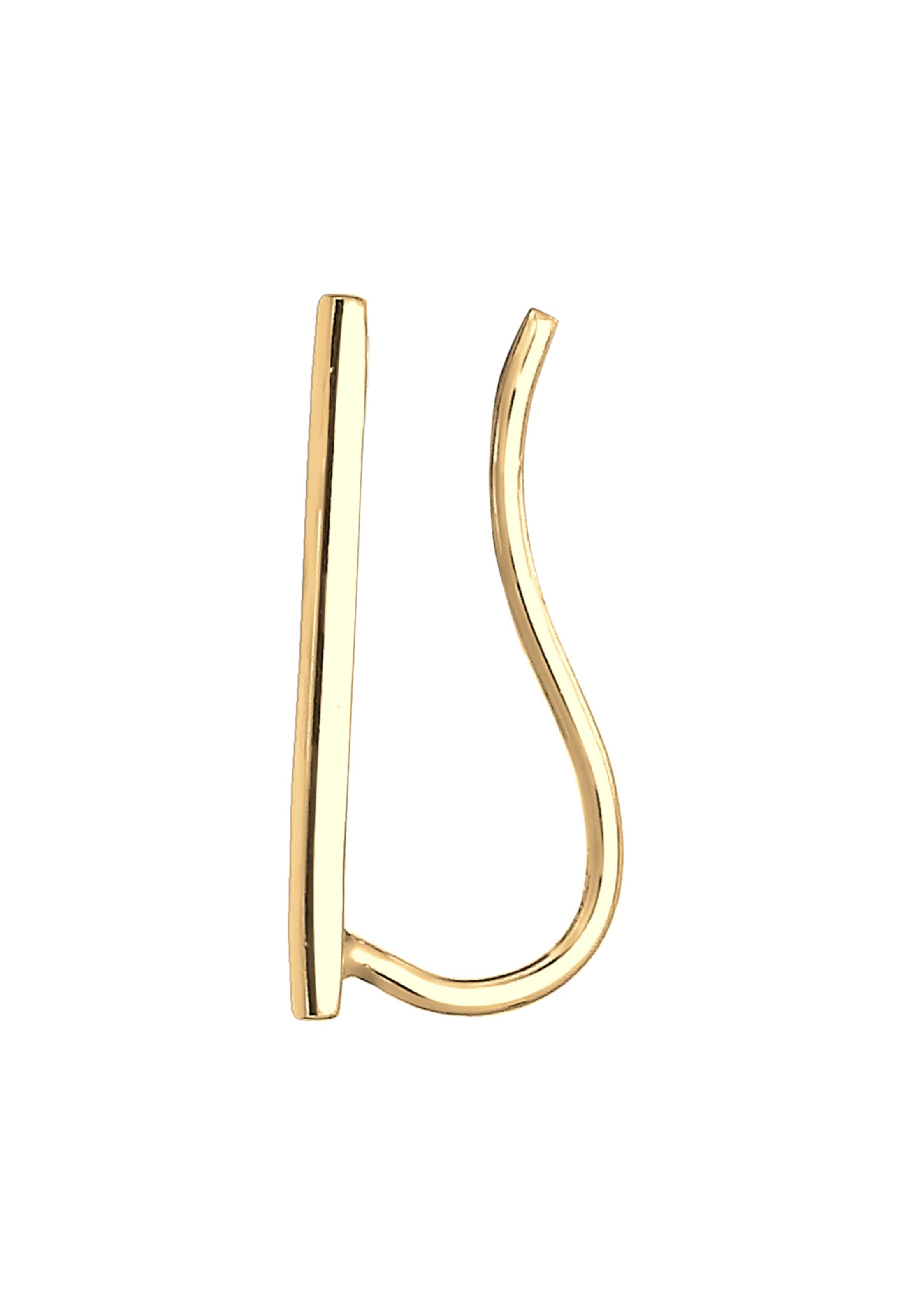ELLI Ohrring 'Single Ear Climber' in Gold