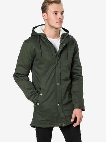 Parka invernale 'Alex' di Only & Sons in verde: frontale