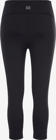 LASCANA ACTIVE - Skinny Calças de desporto em preto