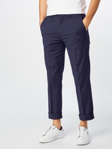 BURTON MENSWEAR LONDON Slimfit Pantalon in Blauw: voorkant