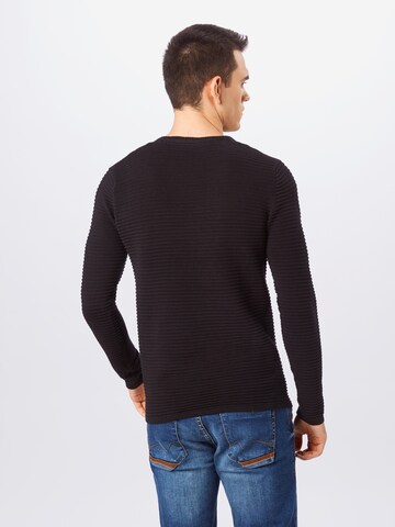 !Solid Pullover 'Struan' in Schwarz