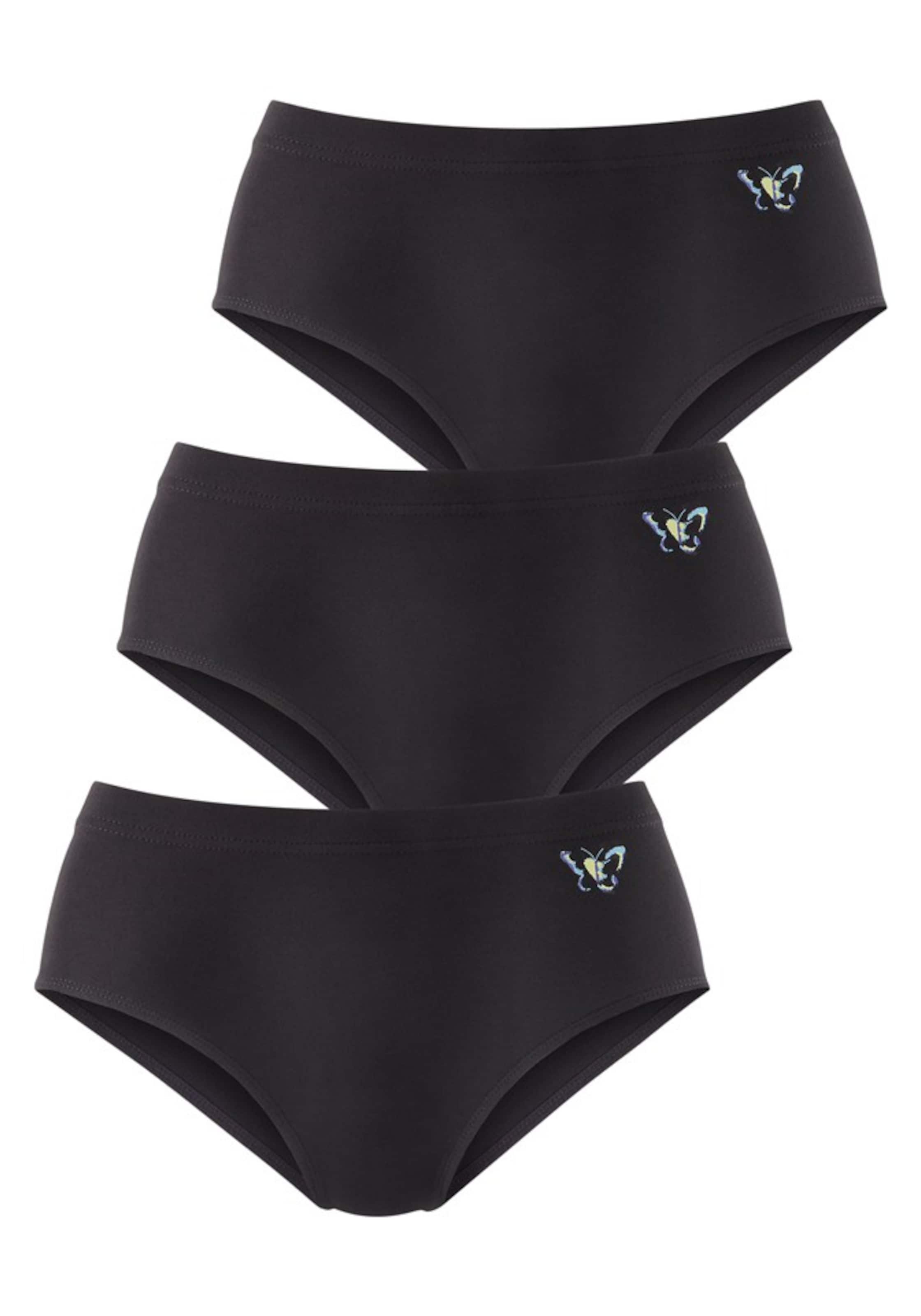 PETITE FLEUR Shaping slip 'Bauch weg' in Black: front