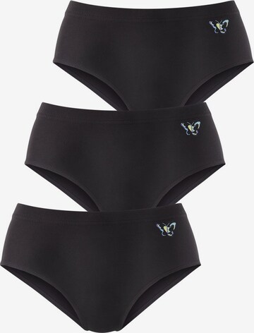 Slip scultant 'Bauch weg' PETITE FLEUR en noir : devant