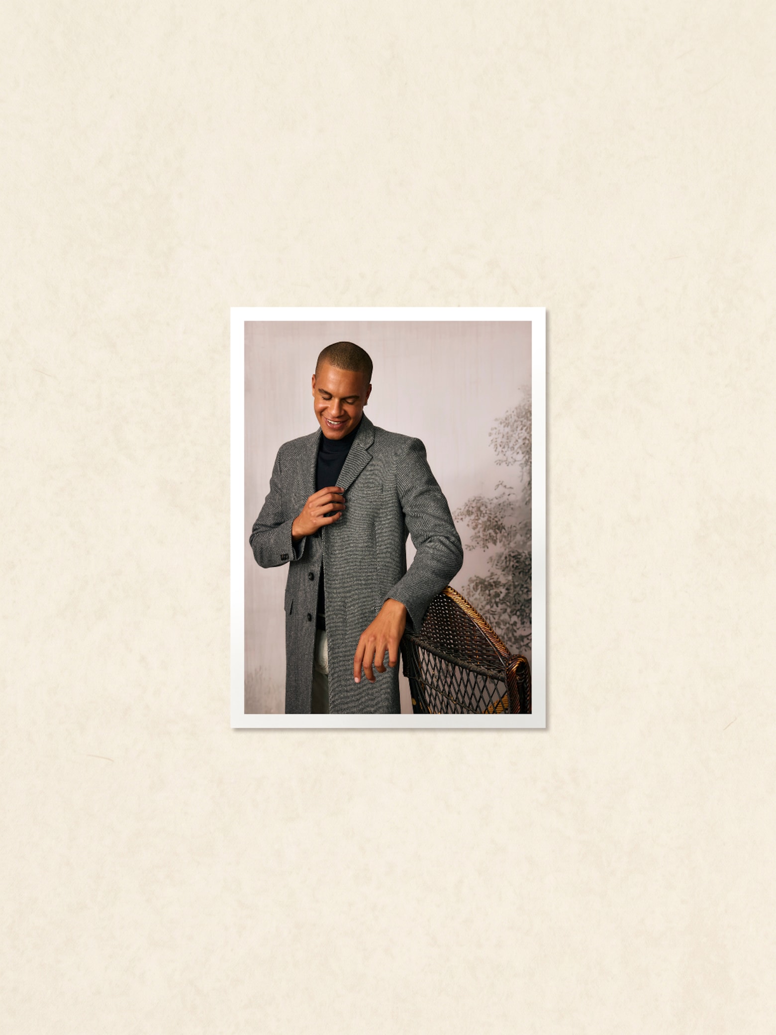 Maalik Moston - Casual Grey Coat Look